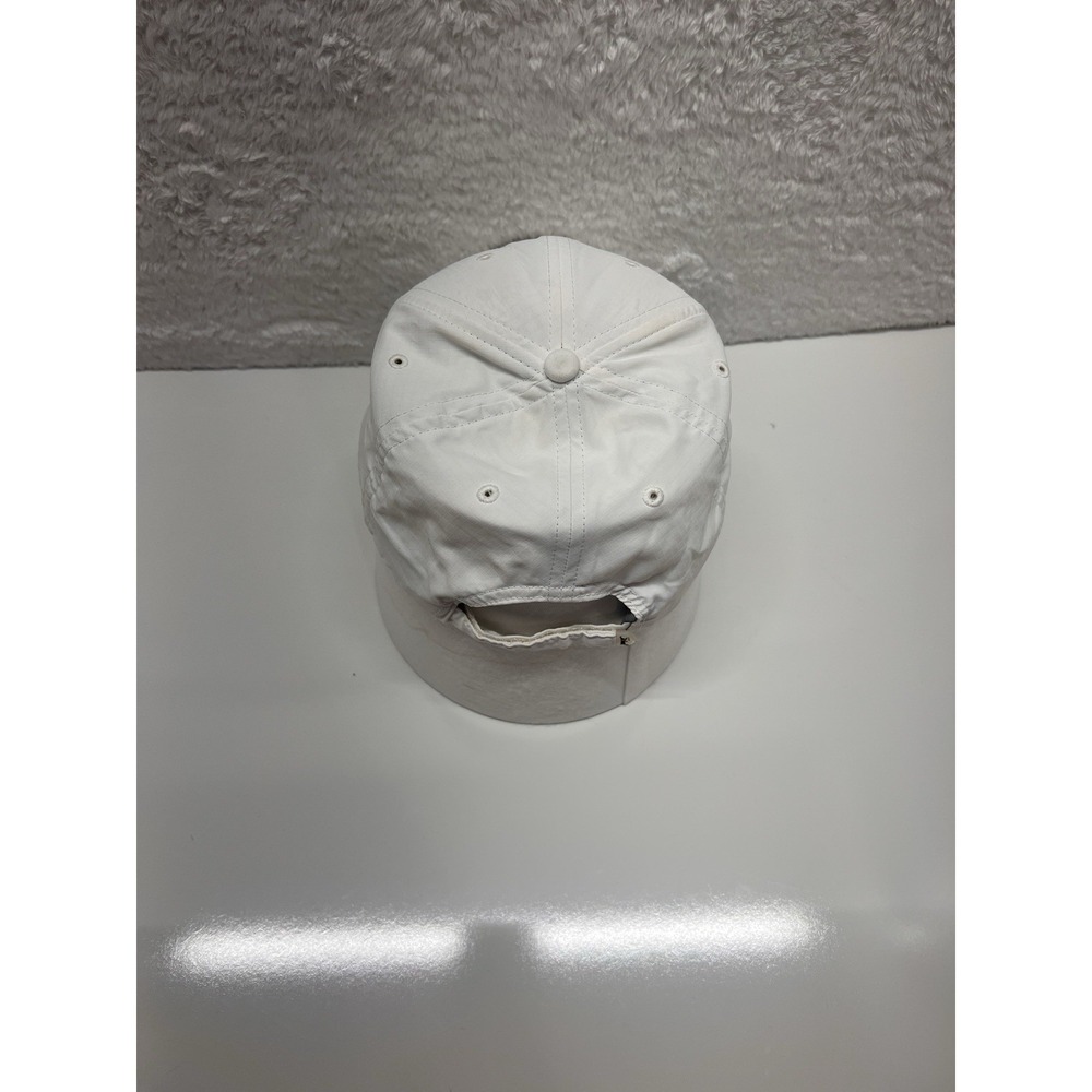 Titleist Performance Ball Marker Golf Hat Cap Strap Back White Black Script Logo - Picture 4 of 8